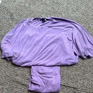 Lavender Batwing Sleeve Top